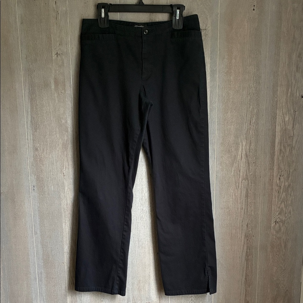 Xhilaration Stretch Black Baggy Slacks size 11